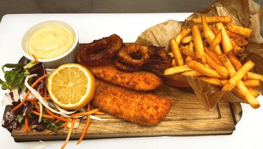 Fish & Chips från vår a la carte meny